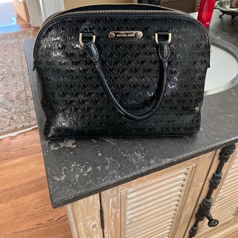 Michael lord bag black with strap good condition